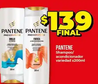 Supermayorista Vital Pantene Shampoo/acondicionador variedad x200 ml oferta