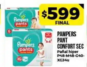 Supermayorista Vital Pampers Pant Confort Sec Pañal hiper oferta