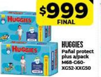 Supermayorista Vital Huggies Pañal protect plus a/pack oferta