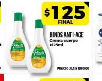 Supermayorista Vital Hinds Anti-Age Crema cuerpo x125ml oferta