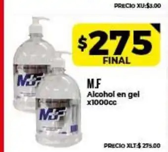 Supermayorista Vital M.F Alcohol en gel x 1000cc oferta