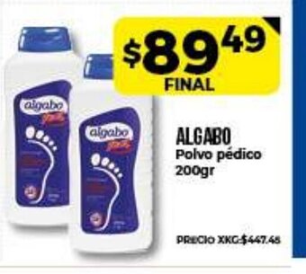 Supermayorista Vital Algabo Polvo pèdico 200gr oferta