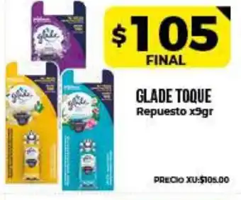 Supermayorista Vital Glade Toque repuesto x9gr oferta