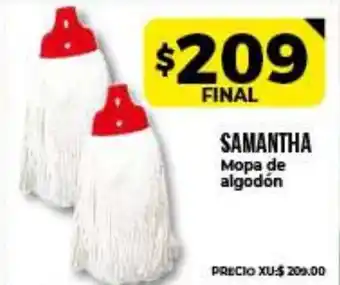 Supermayorista Vital Samantha Mopa de algodón oferta