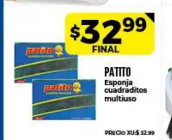 Supermayorista Vital Patito Esponja cuadraditos multiuso oferta