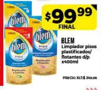 Supermayorista Vital Blem Limpiador pisos plastificados/ flotantes d/p x400ml oferta