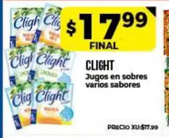 Supermayorista Vital Clight Jugos en sobre varios sabores oferta