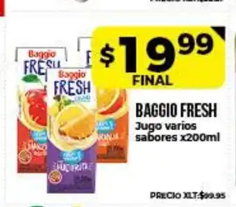Supermayorista Vital Baggio Fresh Jugo varios sabroes x 200ml oferta
