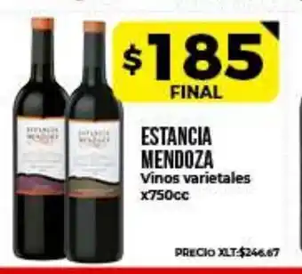 Supermayorista Vital Estancia Mendoza Vinos varietales x750cc oferta