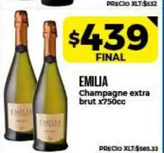 Supermayorista Vital Emilia Champagne extra brut x750cc oferta