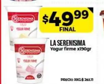 Supermayorista Vital La Serenisima Yogur firme x190gr oferta