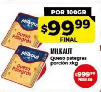 Supermayorista Vital Milkaut Queso pategras porción xkg oferta