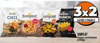 Supermayorista Vital Simplot Papas variedades x700gr oferta