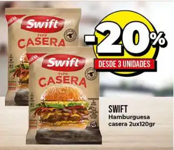 Supermayorista Vital Swift Hamburguesa casera 2ux120gr oferta