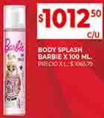 Supermercados DIA Body Splash Barbie 100ml oferta