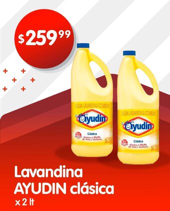 Supermercados Buenos Días Lavandina AYUDIN Clásica x 2lt oferta