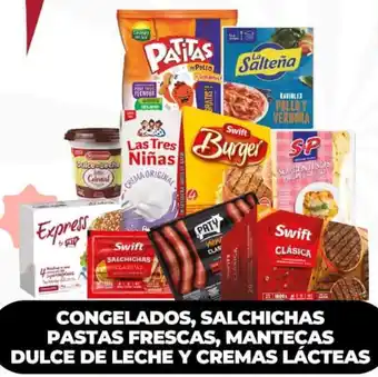 Supermayorista Vital Congelados, Salchichas Pastas Frescas, Mantecas Dulce de Leche y Cremas Lacteas oferta