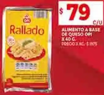Supermercados DIA Alimento a Base de Queso OPI 40g oferta
