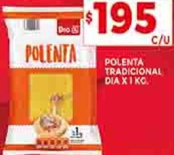 Supermercados DIA Polenta Tradicional Dia 1kg oferta