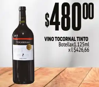 Makro Vino Tocornal Tinto botella x 1.125ml oferta