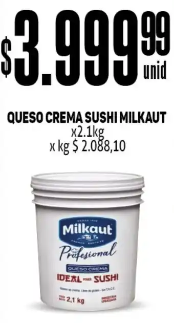 Makro Queso Crema Sushi Milkaut x 2.1kg oferta