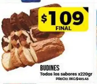 Supermayorista Vital Budines Todos los sabores x220gr oferta