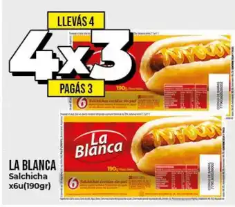Supermayorista Vital La Blanca Salchicha x6u(190gr) oferta