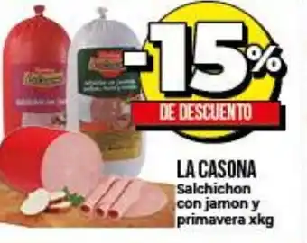 Supermayorista Vital La Casona Salchichon con jamon y primavera xkg oferta