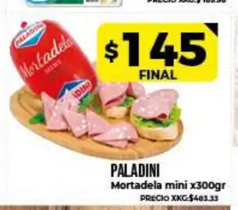 Supermayorista Vital Paladini Mortadela mini x 300g oferta
