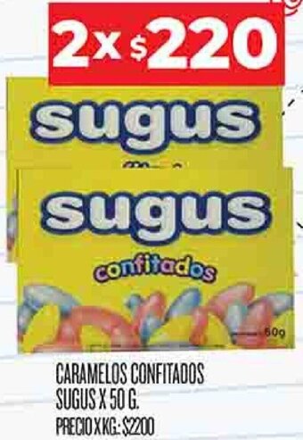 Caramelos Confitados Sugus 2x50g