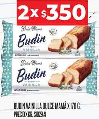 Supermercados DIA Budin Vainilla Dulce Mamá 2x170g oferta