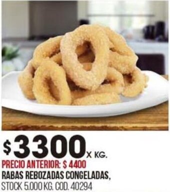 Coto Rabas Rebozadas Congeladas oferta