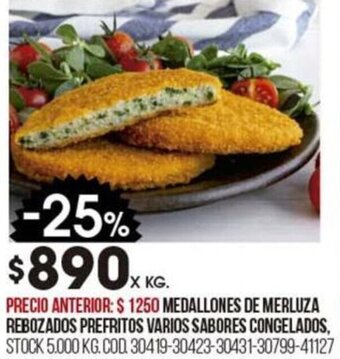 Coto Medallones de Merluza Rebozados Prefritos Varios Sabores Congelados oferta