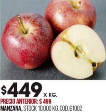 Coto Manzana oferta
