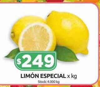 Cordiez Limón especial x kg oferta