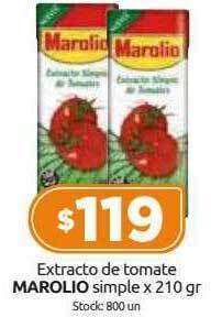 Cordiez Extracto de tomate marolio simple oferta