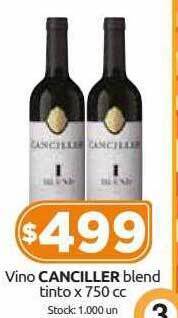 Cordiez Vino canciller blend tinto oferta