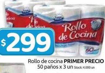 Cordiez Rollo de cocina primer precio 50 paños oferta