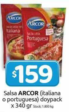 Cordiez Salsa arcor italiana o portuguesa oferta