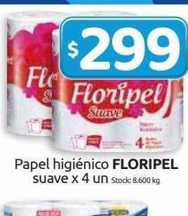 Cordiez Papel higiénico floripel suave oferta