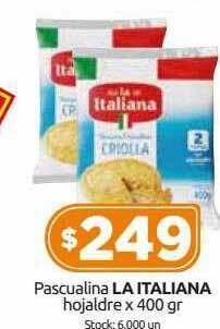Cordiez Pascualina la italiana hojaldre oferta