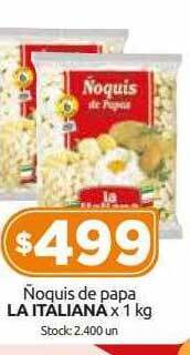 Ñoquis de papa la italiana