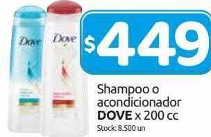 Cordiez Shampoo o acondicionador dove oferta