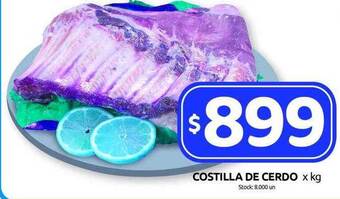 Cordiez Costilla de cerdo x kg oferta