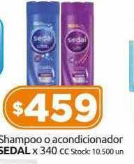 Cordiez Shampoo o acondicionador sedal oferta