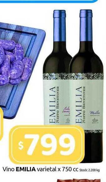 Cordiez Vino emilia varietal oferta