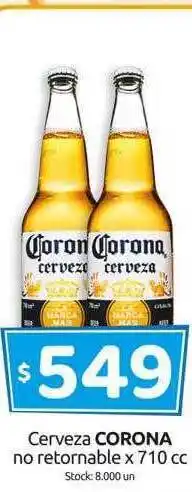Cordiez Cerveza corona no retornable oferta