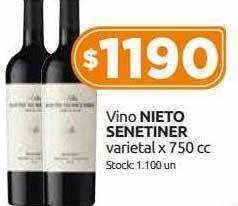 Cordiez Vino nieto senetiner varietal oferta