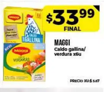 Supermayorista Vital Maggi Caldo gallina/verdura x6u oferta