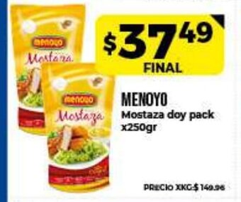Supermayorista Vital Menoyo Mostaza Doy Pack x 250gr oferta